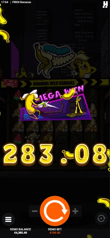 FRKN Bananas grote winst dankzij Go Bananas scatter-explosie met wild-kopieën